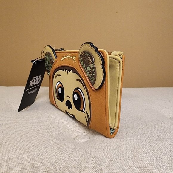 Loungefly Star Wars Wicket W. Warrick Ewok Cosplay Wallet NEW - Picture 4 of 12